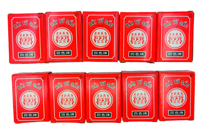 Four Color Bai Tu Sac Playing Crads pai de si  [10 Pack] NIB