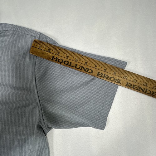 Pebble Beach Performance Men’s Polo Golf Shirt Medium Gray Polyester Spandex - Picture 7 of 10