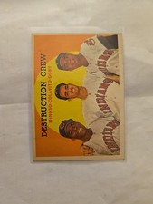 1959 Topps #166 Destruction Crew - Minnie Minoso, Rocky Colavito & Larry Dobby 2