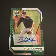2021 Elite Extra Edition - Tyler Hardman #153 Autograph Status Green /36 Yankees