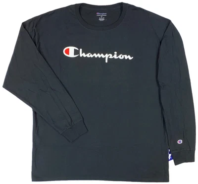 Camisa de manga larga clásica con logotipo de campeón para hombre talla 2XL - Imagen 1 de 2