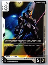 Unicorn Gundam 02 Banshee Norn: Unicorn Mode #GD04-072 Prices