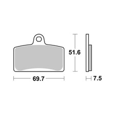 BREMBO BELÄGE SA07GR72SA
