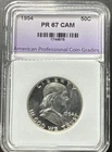 1954 Proof Silver Franklin 50¢ -- GEM PROOF - CAMEO