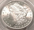 1879 S Reverse of 1878 $1 PCGS MS 63 Morgan Silver Dollar, Better, Uncirculated — photo 2