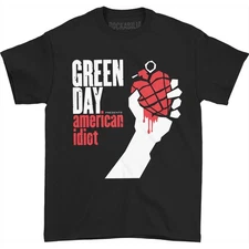 Men's Green Day American Idiot Tee (Black) T-shirt XX-Large Black