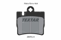 1X Textar 2307801 Bremsbelagsatz Scheibenbremse FüR Mercedes-Benz