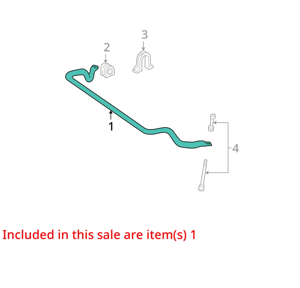 Barra estabilizadora delantera Ford F150 2002 4x2 OEM 226 k millas - LKQ405101619 Foto 3 de 4