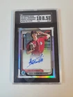 2024 Bowman Chrome 1st Chrome Refractor Auto /499 Adam Serwinowski CPA-ASE SGC