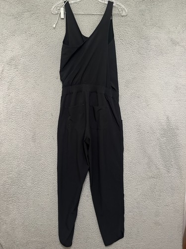 Patagonia Fleetwith Romper Jumpsuit Size Small Black Crossover Back Style 56995 - Picture 3 of 5