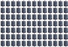 91 Mini Piezo Alarm Siren 110dB 12V DC Anti-theft High-Decibel Buzzer. Black