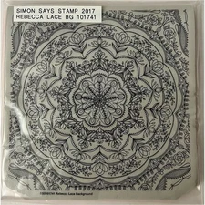Simon Says Stamp – Lace Background Cling Stamp, 2017