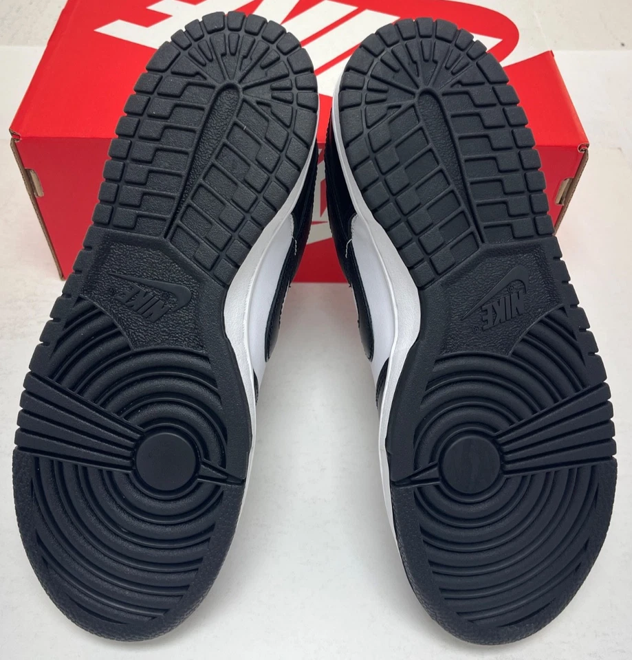 Nike Dunk Low (GS) New CW1590 100 White  Black Youth Sizes "Panda" FREE Shipping - Image 4 of 4