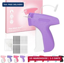 Stitch Tag Gun for Clothes,Mini Stitch Gun No-Sew,Price Tagging Gun,Purple