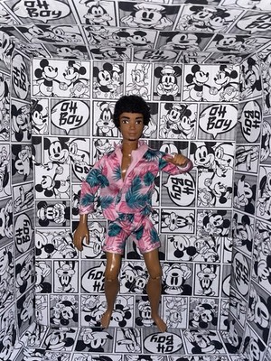 My Scene Original Junge Gelenk Modepuppe #H1 AA Afro Locken Vintage 