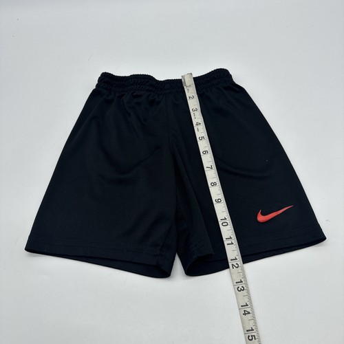 Nike Dri-Fit Shorts Youth Boys Size S 5 Black Logo ..#30797 - Picture 6 of 12