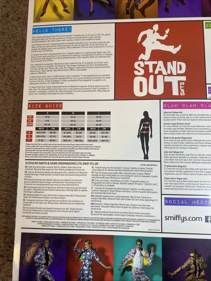 Disfraz Traje Esqueleto Adulto Grande Foto 4 de 4