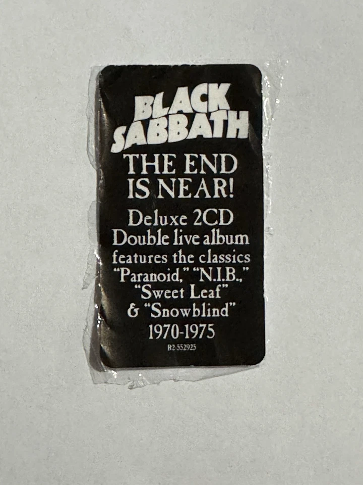 🤘 Black Sabbath PAST LIVES CD 2016 💿 Ltd Ozzy Dio ✨   - Imagem 3 de 3