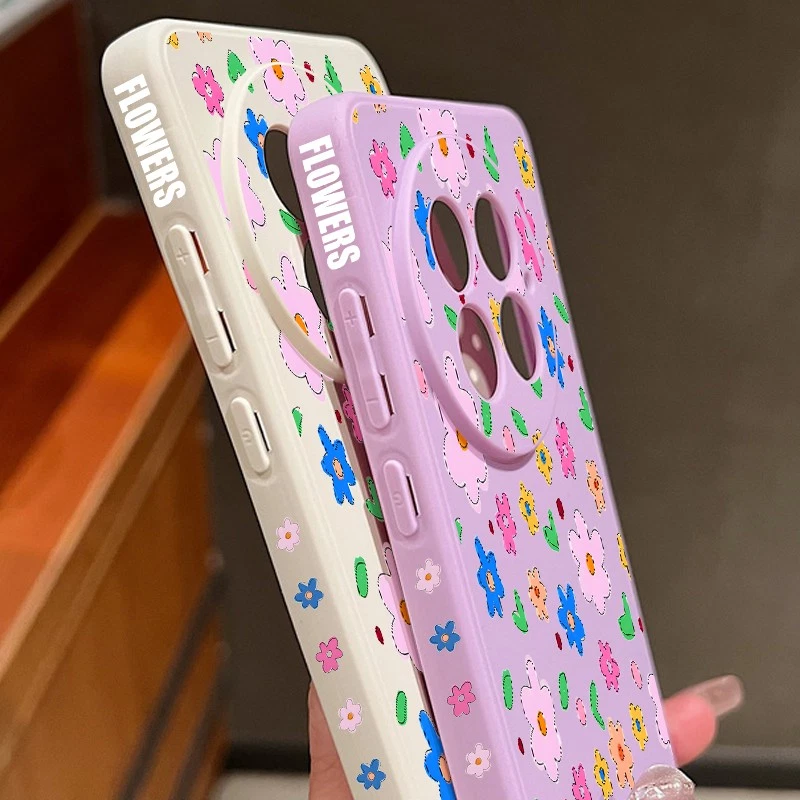 Flowers Case For OnePlus 13 12 13R 12R 11R Ace 5 Ace 3 ShockProof Silicone Cover - Image 3 of 4