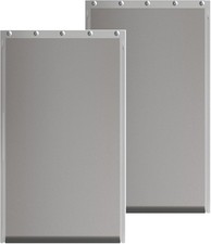 2PACK Large Dog Door Replacement Flaps with Screws - Pet Large, Gray