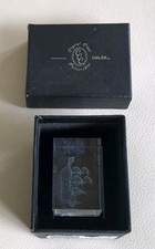 New Boxed Crystal Clear Collectables 3D Laser Art Glass Paperweight Galleon Ship