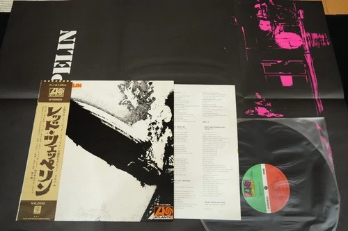 LED ZEPPELIN III JAPAN VINYL LP 10th Anniversary OBI GATEFOLD P-6518A EX-/EX-