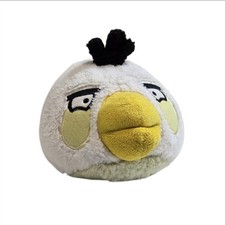 2010 Commonwealth Angry Birds Matilda White Bird No Sound Plush 5" Stuffed GUC