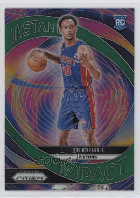 2024-25 Panini Prizm Instant Impact Green Prizm Ron Holland II #13 4a4