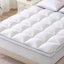 Thick Mattress Topper King with Deep Pocket, Extra Pillow Top Mattress Pad, B...