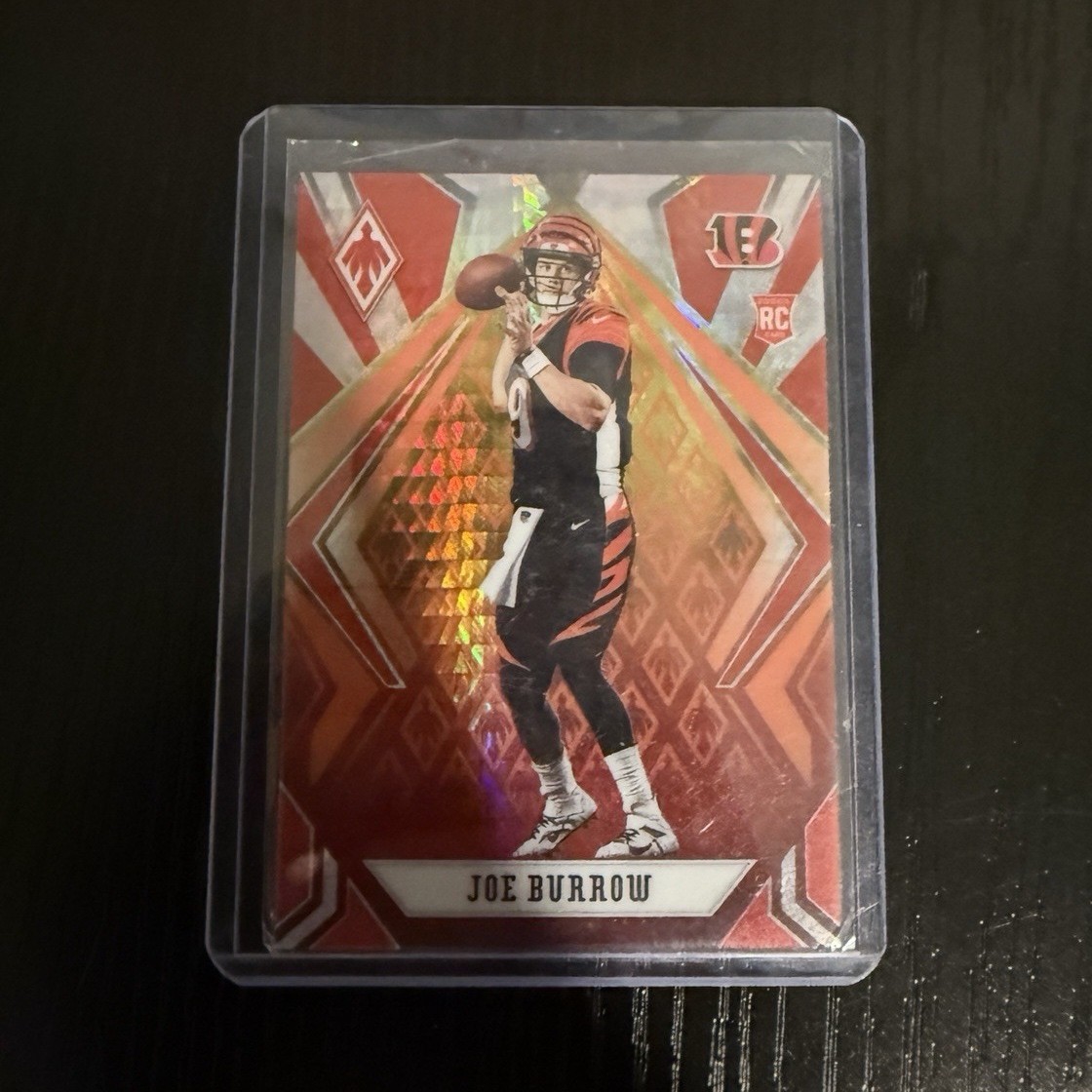 2020 Panini Phoenix Rookie Fire Burst Joe Burrow #101 Bengals NFL