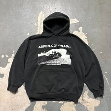 John Galt Brandy Melville Aspen Colorado Ski Hoodie OSFM