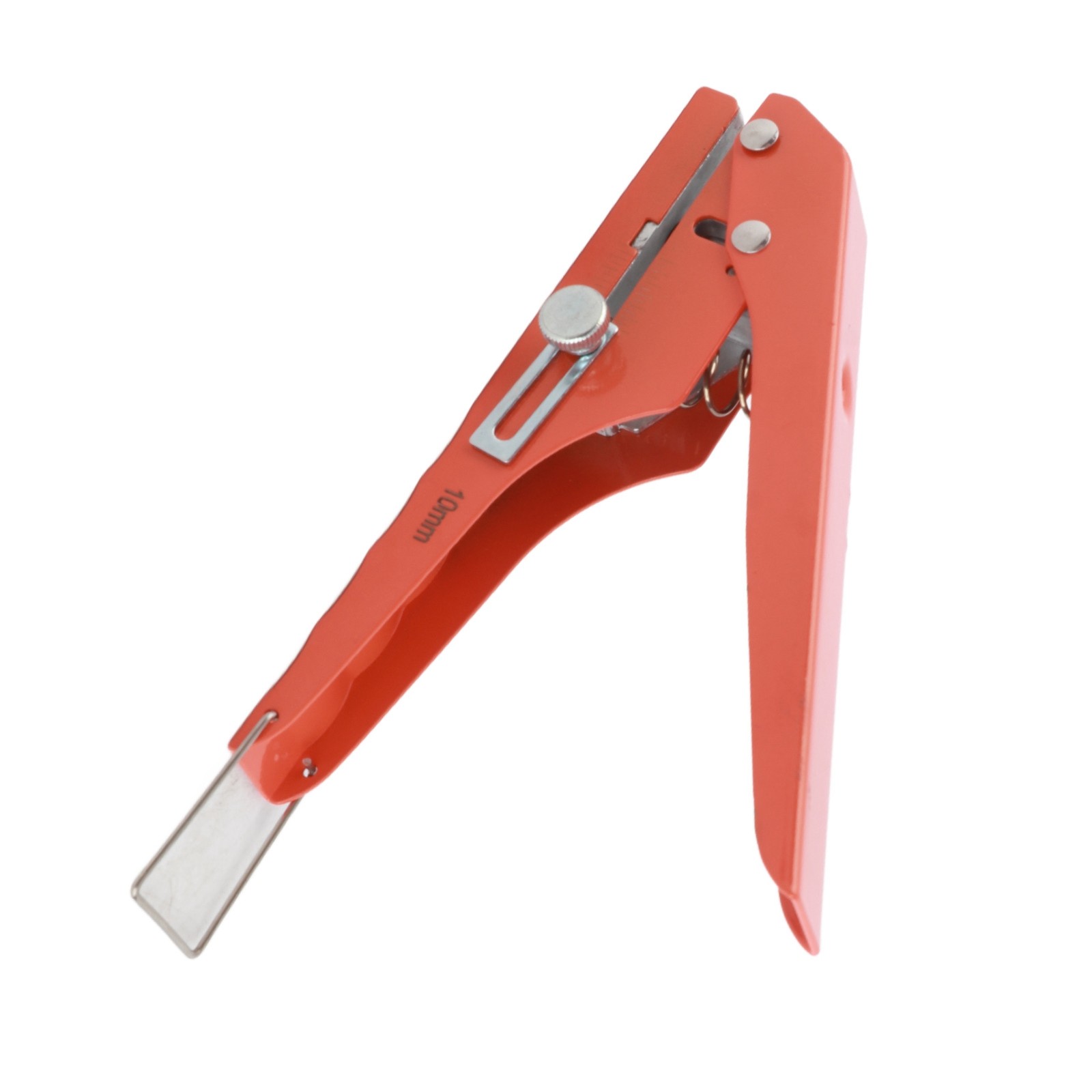 10mm Hole Punch Iron Hole Puncher W/ Scale For Cardboard Paper PVC Crafts❀