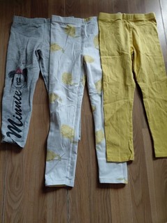 Girls Leggings X3 Age 4 5 Years