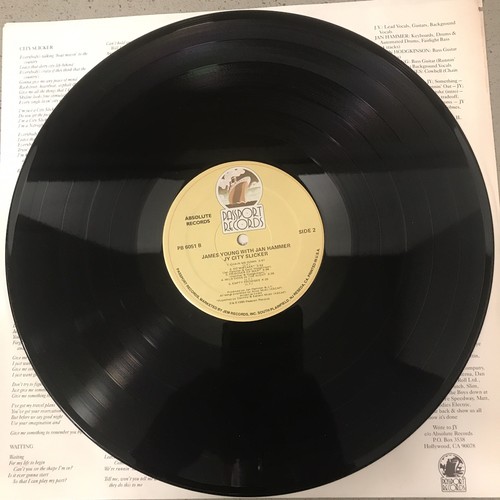 James Young w/Jan Hammer “City Slicker” 33rpm LP 1986🇺🇸Passport PB6051 STYX - Picture 7 of 12