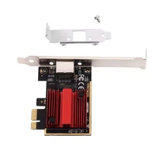 PCIe Network Adapter Card W/RTL8125 Clip For Window 2.5 Gbps Data Transfer Rate