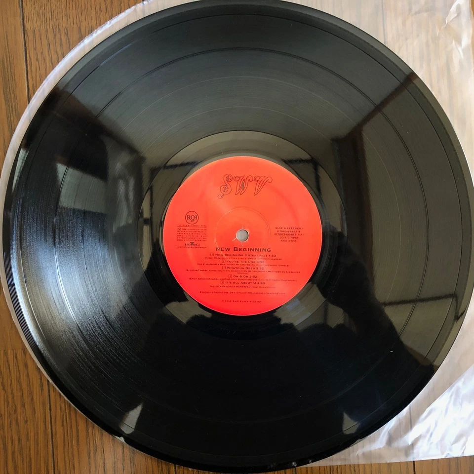 SWV - New Beginning RCA 07863 66487-1 Vinyl 2LP 1996 US Original Shrink Foto 4 de 4