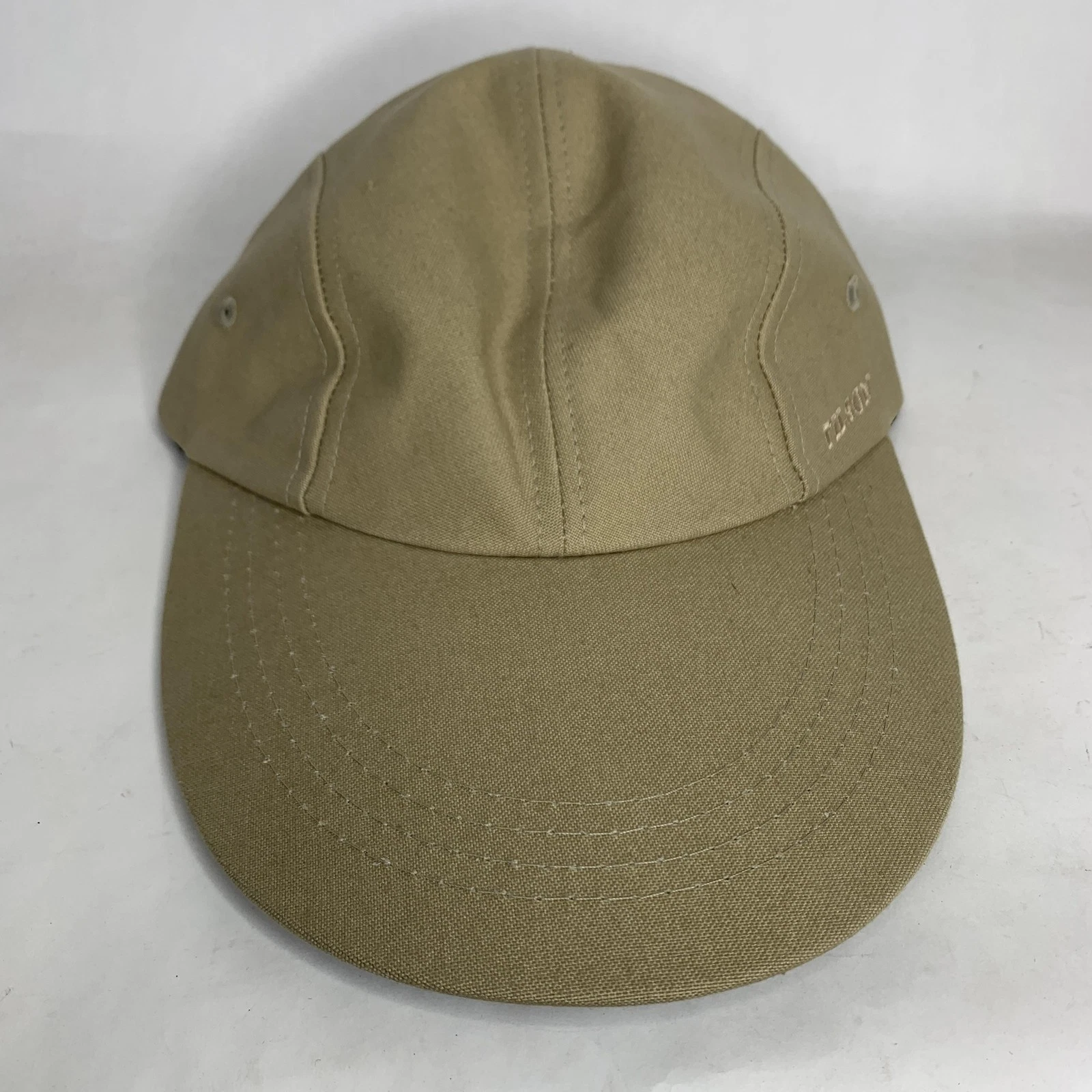 Filson Hat Cap Strap Back Small Tan Green Canvas Outdoor Duck Bill Mens USA