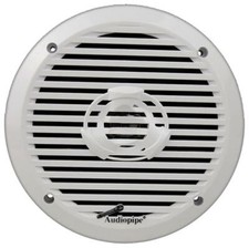 Audiopipe APSW6032 6.5" 2-Way Marine Speakers 200W Max White-Pair