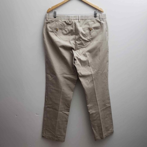 Banana Republic Mens Kentfield Pant 39x30 Beige Tan Straight Leg Cotton - Picture 4 of 8