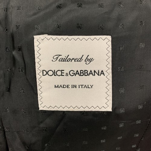 DOLCE & GABBANA Size 36 Burgundy Jacquard Wool Silk Shawl Collar 3 Piece Suit - Picture 9 of 10