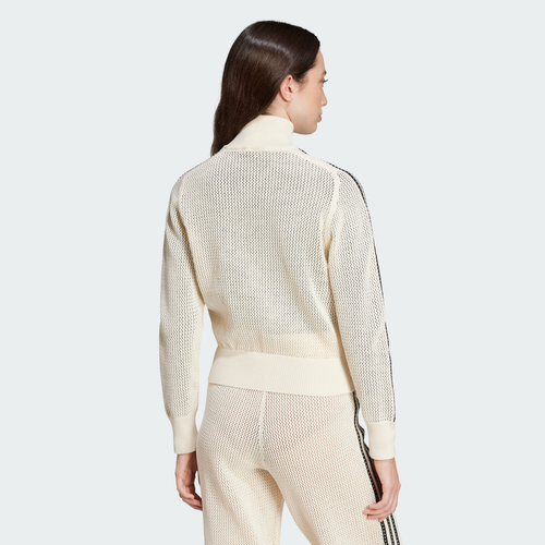 Adidas WMNS Originals Premium all'uncinetto track top Wonder bianco JD1082 taglia Giappone - Foto 2 di 8