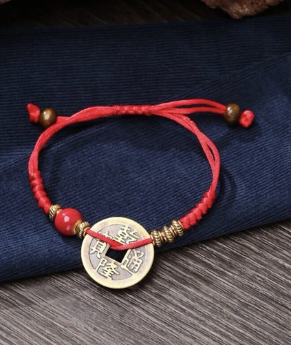 PULSERA MONEDA CHINA PARA LA SUERTE Y DINERO - Picture 4 of 4
