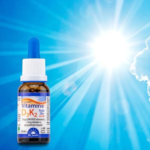 Vitamine D3K2 - Dr. Jacob's - 20 ml - 800 U.I. - Picture 6 of 6