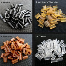 100pcs Professional Salon Lengths U Keratin Tips for Human Hair Extensions Tools