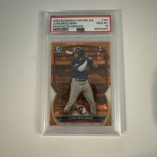 2023 Bowman Chrome Prospects Juan Benjamin  RC SE Orange  /75 PSA 10 Guardians
