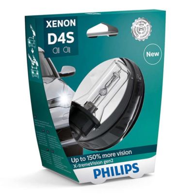 D4S PHILIPS Xenon X-treme Vision 42402XV2S1 gen2 HID Scheinwerferlampe Single 