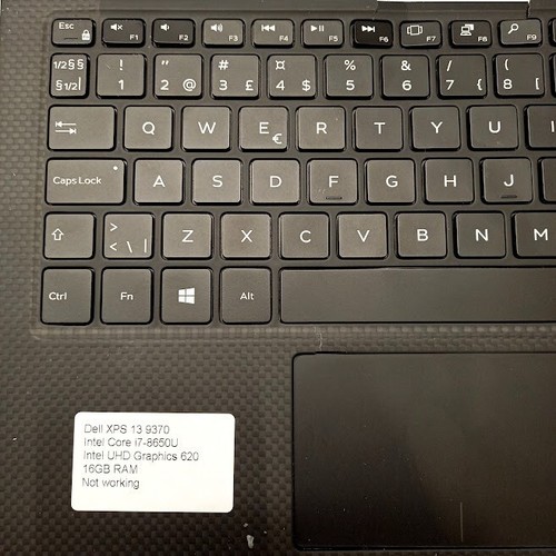 Dell XPS 13 9370 - Used, NOT Working, No Screen/RAM/Storage - Afbeelding 2 van 11