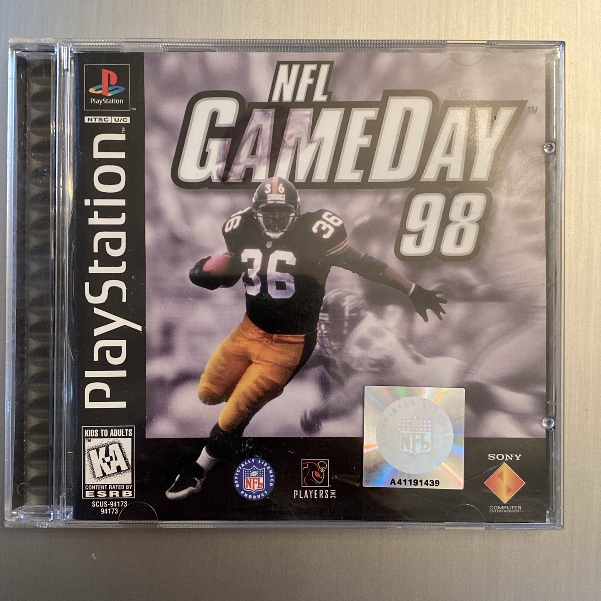 NFL GameDay 98 Video Game PS1 PlayStation One Football CIB
