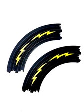 2 9" Inch Radius 1/4 Curve HO Slot Lightning Track AFX Tomy Racemaster AFX70602L
