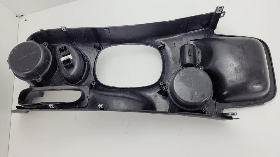 2005 Hyundai Santa Fe Center Console Shifter Trim with Storage Black - Image 4 of 4